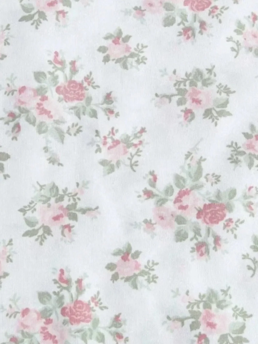 Laura Ashley Leanna Rose ~ Twin Sheet Set ~ Pink Floral ~ 100% Cotton